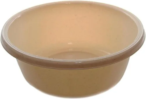 Vista 13 de Ybm Lavabo para casa, redondo, de plástico Blanco con puntos