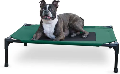 Vista 22 de K&H PET PRODUCTS - Cuna elevada para mascotas con centro de malla, varios tamaños
