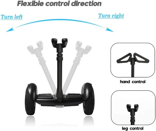 Vista 5 de Ninebot - Repuesto para manillar Ninebot miniPRO miniLITE S Self Balance Hoverboard con mango ajustable, liberación de presión de rodilla
