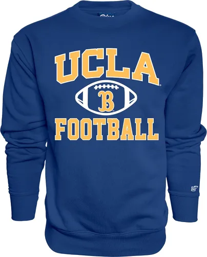 Vista 23 de Blue 84 NCAA sudadera de cuello redondo para hombre, color del equipo de fútbol