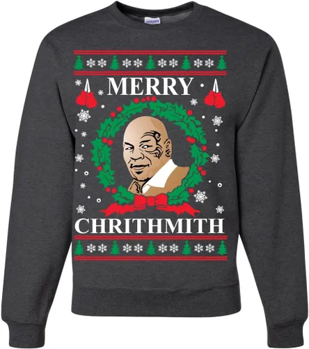 Vista 44 de Merry Chrithmith Ugly Christmas Sweater Unisex Crewneck Graphic Sweatshirt Negro Bitcheth