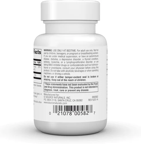 Vista 4 de Source Naturals Melatonina 5 mg - 50 pastillas con sabor a menta