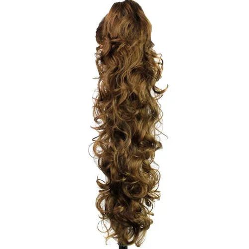 Vista 7 de KUKI - Extensión de cabello sintético largo y rizado de 31 pulgadas, con pinza y mandíbula, 1B