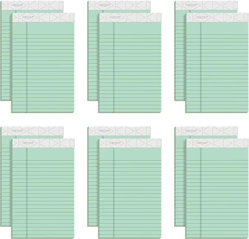 Vista 19 de Tops Prism Plus - Bloc legal de 5 x 8 pulgadas, perforado, gris, regla estrecha, 50 hojas por bloc de escritura, paquete de 12 (63060)