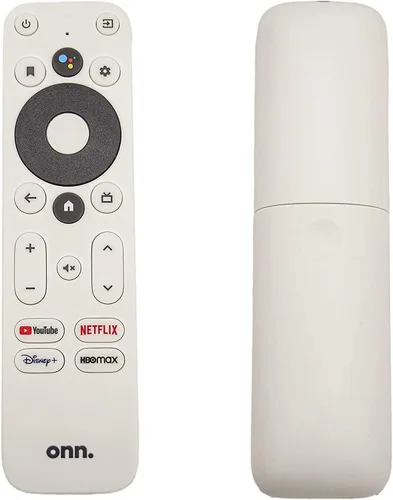 Vista 3 de ONN Android TV 4K UHD Dispositivo de transmisión con control remoto por voz Asistente de Google y cable HDMI de alta velocidad (100026240) Negro