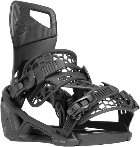 Vista 4 de Nidecker Supermatic Snowboard First Universal, Doble Entrada, Fijación Automática - Cómoda y Confiable como una Fijación Regular de Dos Correas