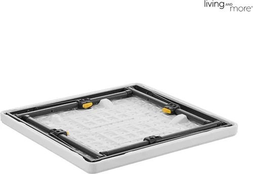 Vista 4 de Living & More - Mesa plegable cuadrada de 24 pulgadas para niños, peso ligero, sin montaje, para niños pequeños