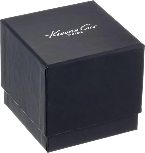 Vista 6 de Kenneth Cole New York Reloj automático automático de acero inoxidable y cuero para hombre