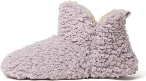Vista 6 de Dearfoams Pantuflas Chelsea de sherpa de imitación para interiores