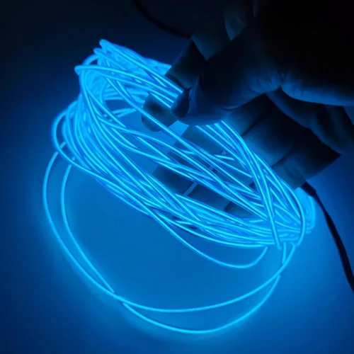 Vista 26 de Tira de luces LED de 360° – con opciones de alimentación de batería/USB – Luces LED flexibles para dormitorio, decoración del hogar, diseños