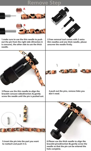 Vista 7 de Wincone Pulsera magnética de cobre para hombres artritis y síndrome del túnel carpiano alivio del dolor confirmación de la cruz cristiana 9999 cobre