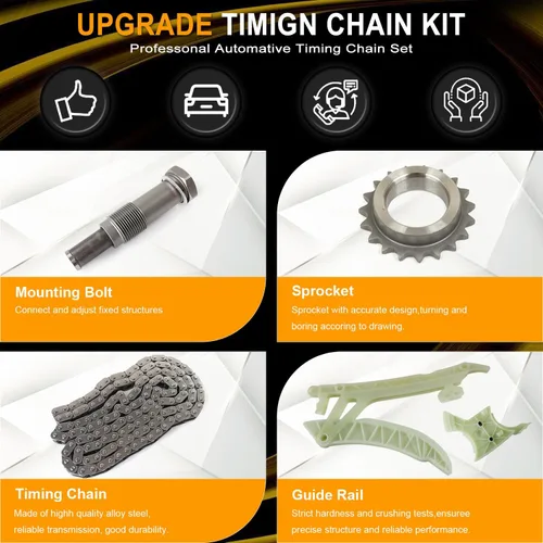 Vista 4 de PANGOLIN Kit de cadena de distribución 2.0T N20B20A para 125i 220i 328i 428i 320 X1 Z4 F10 2.0L L4 Turbo repuestos, reemplaza OE 11318685091, 11 31