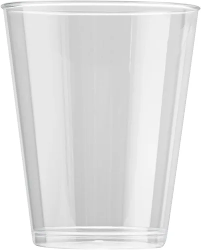 Vista 16 de Restaurantware RW Base - Vasos de fiesta de 8 onzas, 20 vasos de chupito desechables, con borde enrollado, vaso de cóctel de plástico transparente