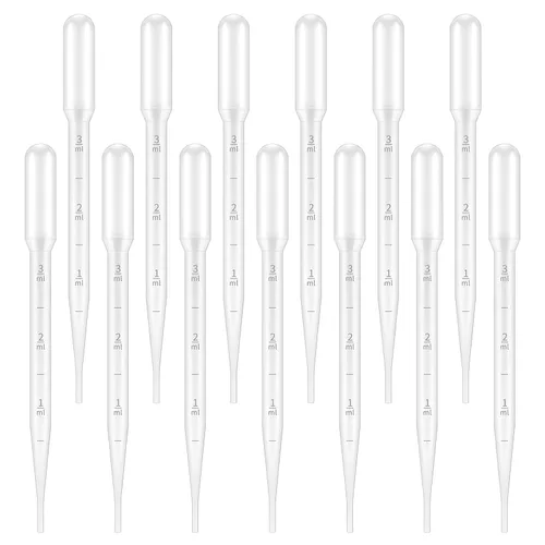 Vista 12 de G2PLUS Gotero de plástico – 25 piezas Pipetas de transferencia desechables, gotero graduado de 1ml para aceites esenciales, uso en laboratorio