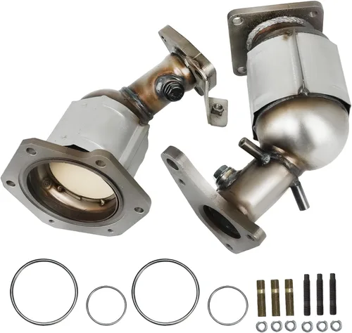 Vista 12 de Convertidor catalítico del colector delantero compatible con Nissan Sentra 2009-2016 1.8L/2.0L SULEV Emisiones S/SL/SR/SV (compatible con EPA)