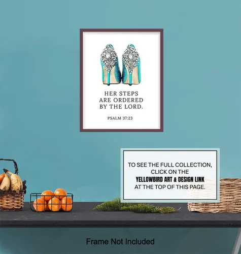 Vista 7 de Regalos cristianos glamorosos para mujeres, decoración de pared religiosa, versículos de la Biblia, decoración de pared de las Sagradas Escrituras