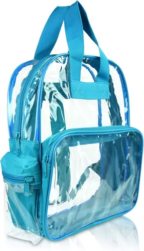 Vista 49 de DALIX Bolsas de mochila transparentes de plástico liso dorado