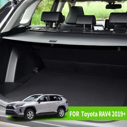 Vista 8 de Cubierta de carga para Toyota RAV4 2024 2019 2020 2021 2022 2023 2025 Accesorios Cubierta trasera del maletero Cubierta de seguridad Cubierta