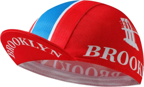 Vista 27 de Brooklyn - Gorra de ciclismo retro para usar debajo del casco, forro de casco de ciclismo, transpirable y absorción de sudor