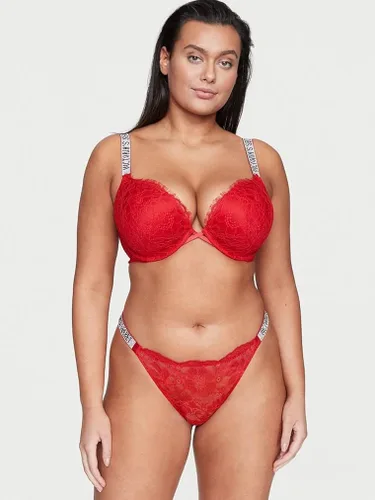 Vista 2 de Victoria's Secret Tanga con correa Shine, ropa interior para mujer (XS-XXL)