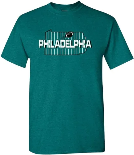 Vista 51 de Xtreme Apparrel Camiseta para hombre Team Field Map para aficionados al fútbol Dallas - Camisa azul marino