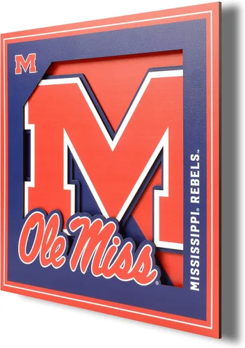Vista 67 de YouTheFan NCAA Texas A&M Aggies - Arte de pared de la serie de logotipos 3D - 12x12 pulgadas