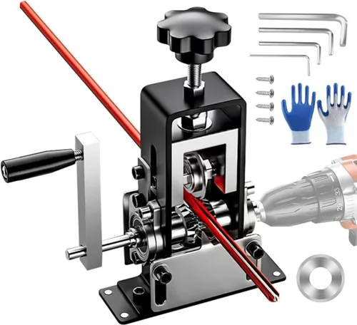 Vista 10 de Máquina peladora de cables, herramienta manual de alta resistencia para recuperación de cobre de chatarra, pelador de cables de varios agujeros