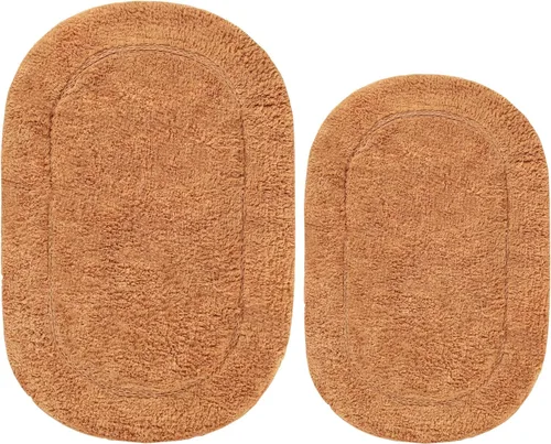 Vista 20 de Superior Cotton Washable Bath Rug, Non Slip Runner, 1 Piece Set, Black Absorbent Combed Cotton Bath Rug Runner or Rug Set, Bathroom Vanity or