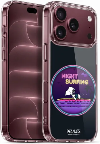 Vista 17 de Head Case Designs Snoopy Aloha Disco - Funda de gel con licencia oficial de Peanuts Surf [protección de grado militar] compatible con Apple iPhone