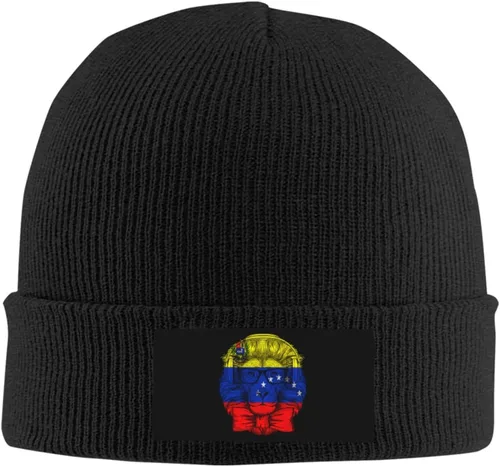 Vista 2 de Gorro unisex elástico, suave y cálido, gorro de punto para hombres y mujeres