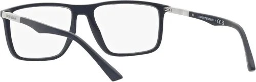 Vista 6 de Emporio Armani Gafas de sol rectangulares Ea3221f Low Bridge Fit para hombre