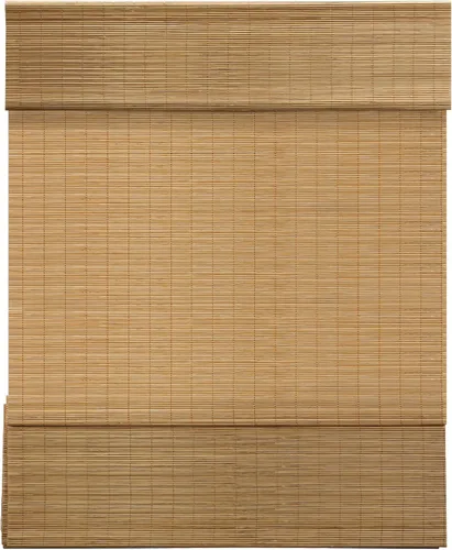 Vista 20 de LazBlinds Persianas Romanas de Bambú sin Cordón, Tratamiento de Ventana con Filtrado de Luz, Persianas de Bambú Enrollables para Ventanas, 23'' An x