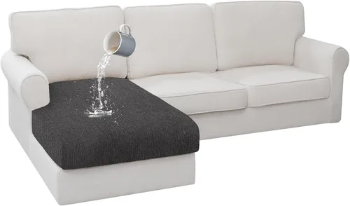 Vista 77 de Fundas de cojín impermeables para sofá, funda elástica lavable con diseño elástico antideslizante, protector de muebles para mascotas y niños