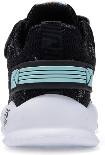 Vista 6 de Hetios Zapatos para Niñas Ligeros Atléticos para Correr Transpirables de Punto Zapatos Deportivos para Escuela (BebéNiña PequeñaNiña Grande)