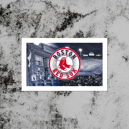 Vista 3 de Póster de béisbol de Boston Red Sox de béisbol, lienzo deportivo, diseño de arte de pared, decoración del hogar (sin marco, 16 x 24 pulgadas)