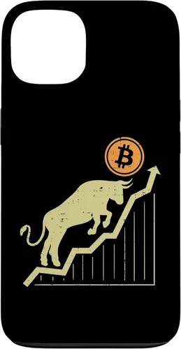 Vista 7 de Bitcoin Bull Graph Bullish BTC Crypto Cryptocurrency Trader Case for iPhone 17