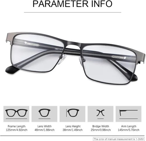 Vista 8 de Gafas de miopía fotocromáticas de transición para hombres y mujeres Anit UV400 Gafas de sol de visión corta Anit UV400
