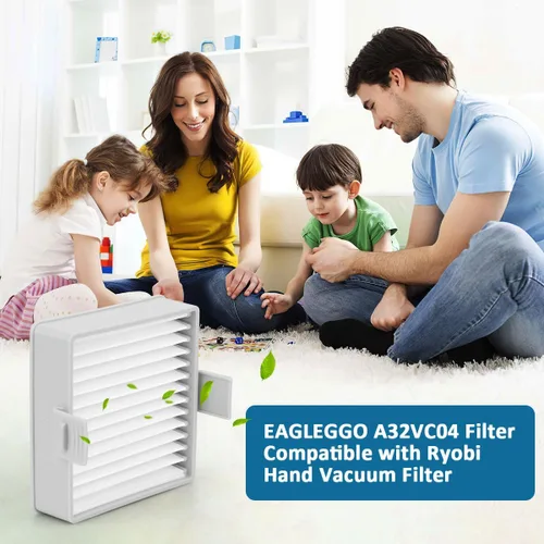 Vista 7 de A32VC04 - Pieza de repuesto de filtro, conjunto de soporte de filtro de vacío manual para Ryobi P712 P713 P714K, reemplaza 019484001007 533907001