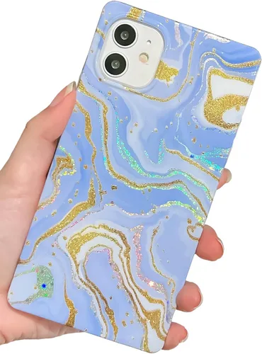 Vista 37 de Elegante Funda con Concha de Madre Perla para Niña Compatible con iPhone 14 de 6.1 Pulgadas, Funda Rectángulo con Borde, Elegante y delgada