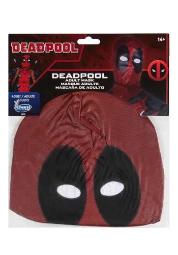 Vista 3 de Máscara de Tela Adulto Deadpool Multicolor