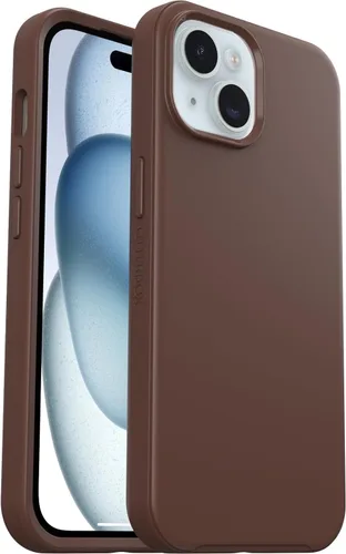 Vista 12 de OtterBox Funda Serie Symmetry+ para iPhone 16e, iPhone 15, iPhone 14 y iPhone 13 (SOLAMENTE), Se Acopla a MagSafe, Ultra-Elegante, Bordes Elevados