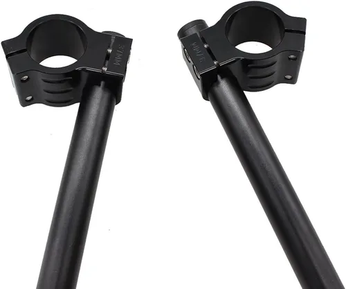 Vista 7 de PROCNC 30mm 7/8" Manillar de aluminio para motocicleta CNC, tubo de horquilla regular con clip, reemplazable, apto para bicicleta universal, Cafe