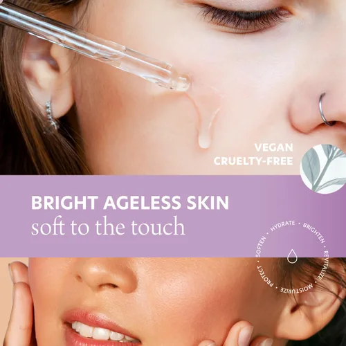 Vista 2 de Suero facial de colágeno y péptidos, reduce las arrugas y las líneas finas, hidratante, reafirmante y levanta la piel, suero facial coreano sin