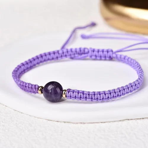 Vista 2 de Zodiac Bracelet 12 Constellation Sign Bracelet for Women Natural Crystal Healing Bracelet Birthstone Bracelet Jewelry Birthday Gift for Lovers