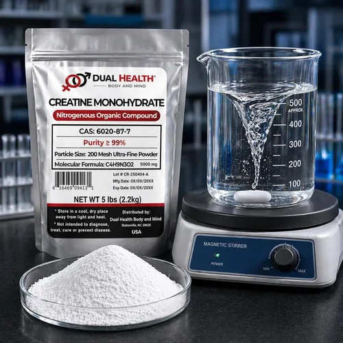 Vista 6 de Monohidrato de creatina (35.27 oz (2.2 libras)) 200 malla de polvo micronizado puro suplemento a granel pre entrenamiento, culturismo, fuerza