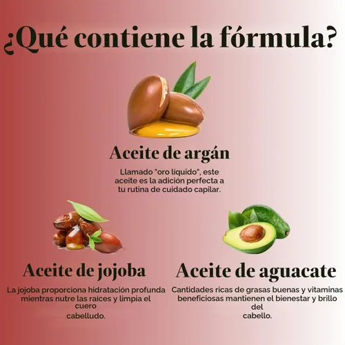 Vista 5 de Champú de aceite de argán para cabello seco - Champú sin sulfato para cabello dañado y encrespamiento con aceite de argán para el cabello - Champú