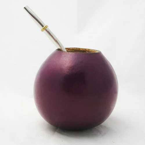 Vista 3 de SIMPLE TÉ ARGENTINO DE YERBA DE GOURD MATE CON BOMBILLA DE PAJA 0056 SE ENVÍO DESDE USA
