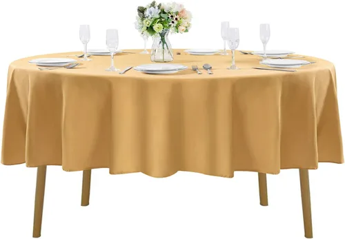 Vista 31 de Mantel rectangular de tela de poliéster lavable de 60 x 120 pulgadas, para decoración de bodas, fiestas, comedores, banquetes