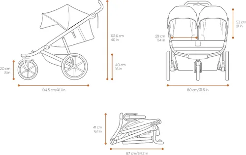 Vista 11 de Thule Urban Glide 2 - Cochecito para correr
