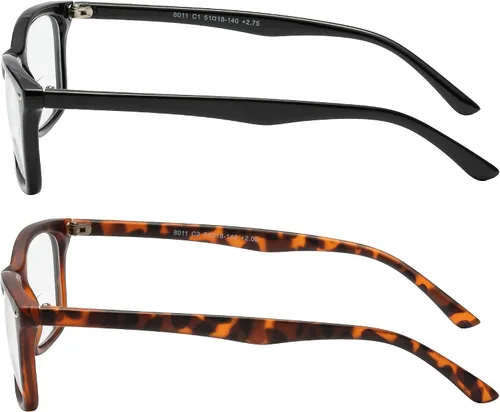 Vista 3 de Yogo Vision Gafas de lectura bifocales, paquete de 2 unidades, lectores bifocales de calidad cómoda para hombres y mujeres